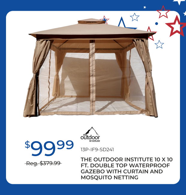 The Outdoor Institute 10x10 Gazebo