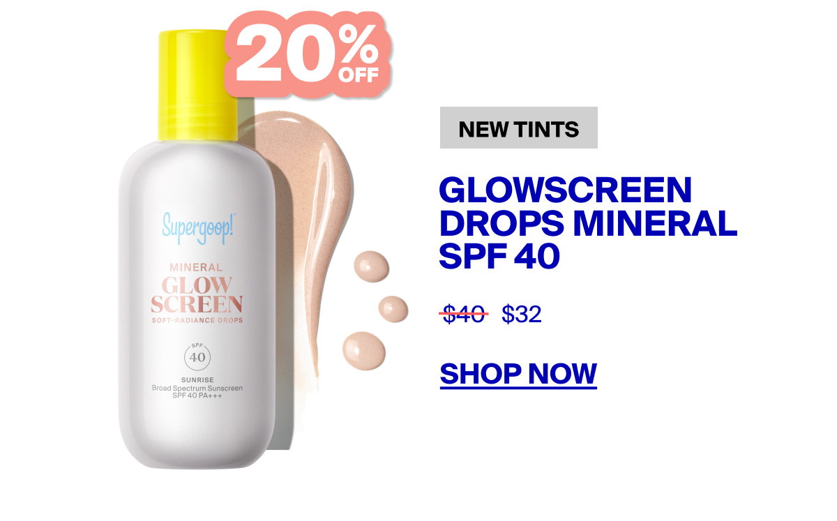 Glowscreen Mineral Drops SPF 40