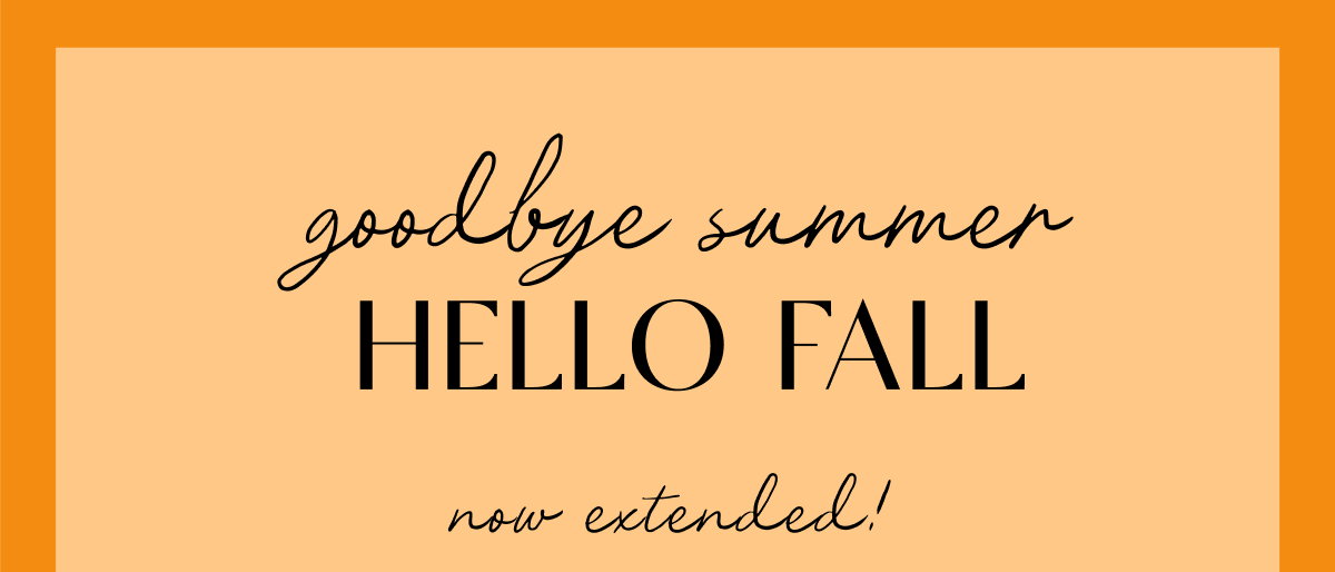 Hello fall