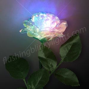 Iridescent LED Rose (close-up)