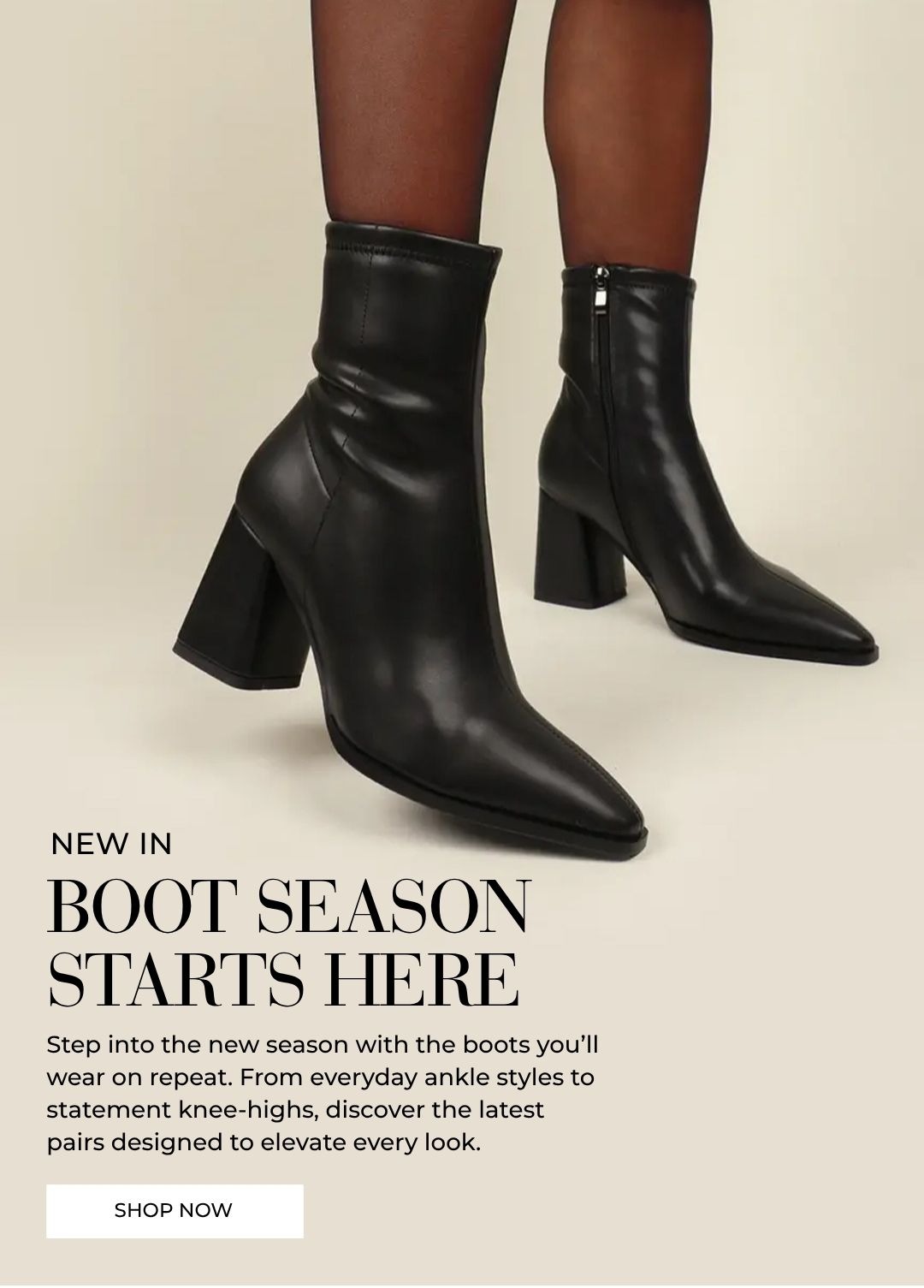 boot season starts here