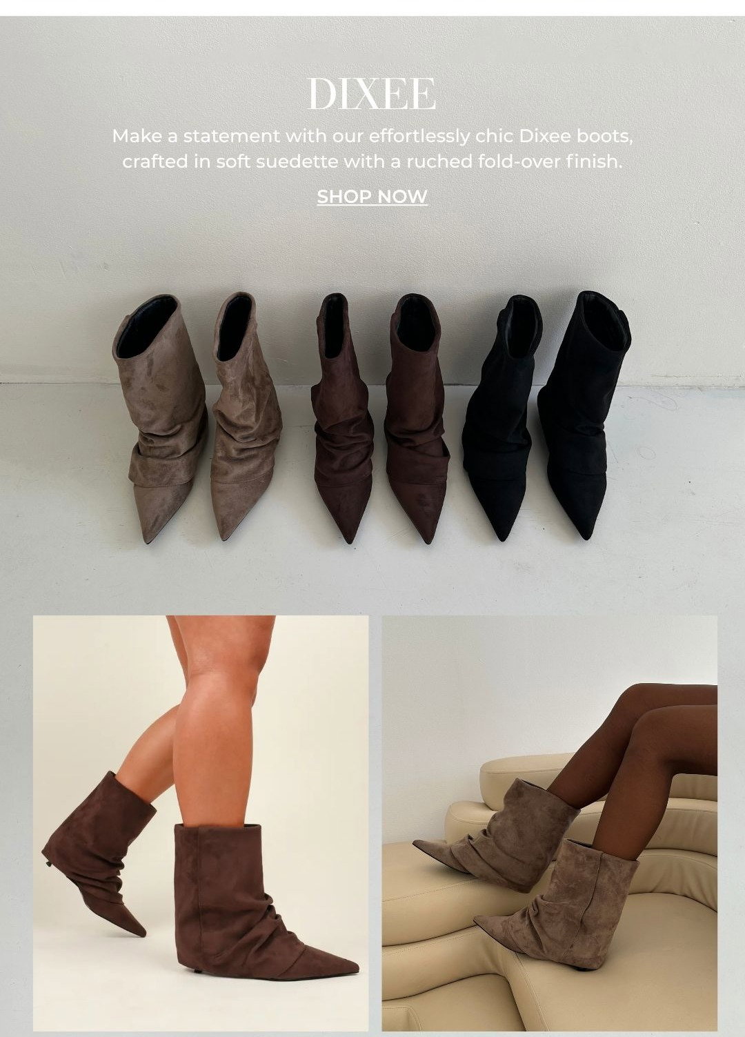 Dixee suede boot