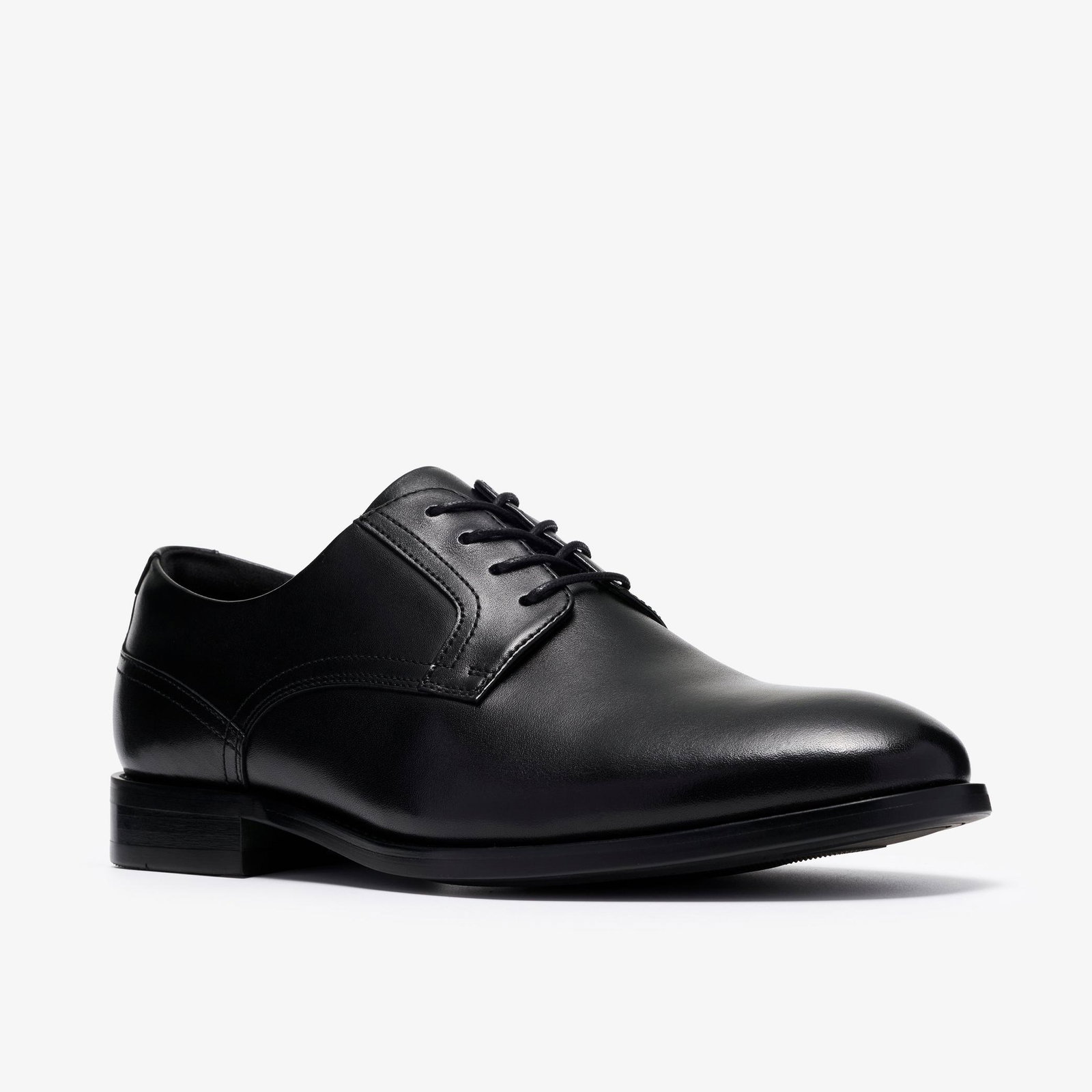 Shop Bowburn Lace Shoes Black Leather