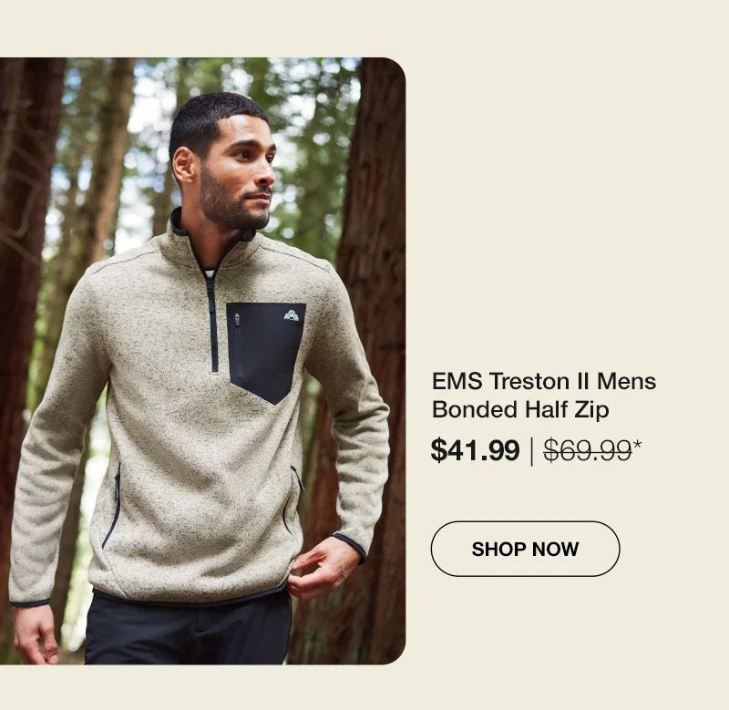 EMS Treston II Mens Bonded Half Zip