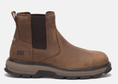 CAT Footwear - Men's Exposition Chelsea Alloy Toe Work Boot  - Pyramid colorway.