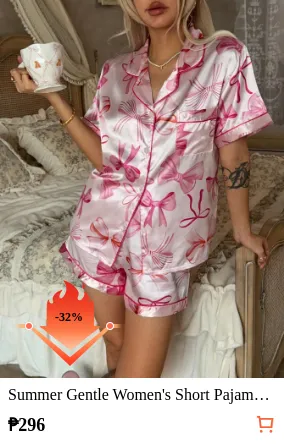 Summer Gentle Women s Short Pajama...
