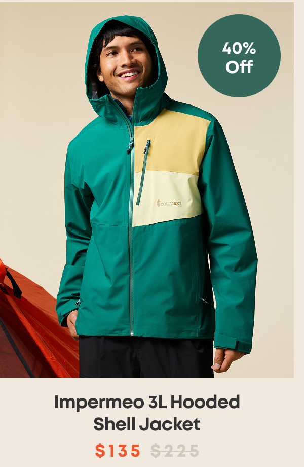 Impermeo 3L Hooded Shell Jacket - Men's