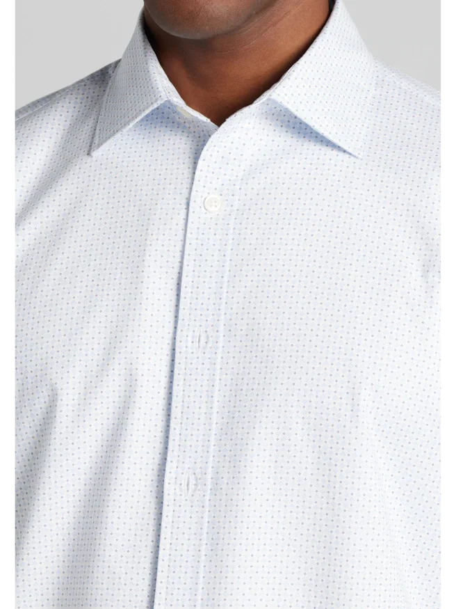 Jos. A. Bank Diamond Polka Dot Button Up Shirt
