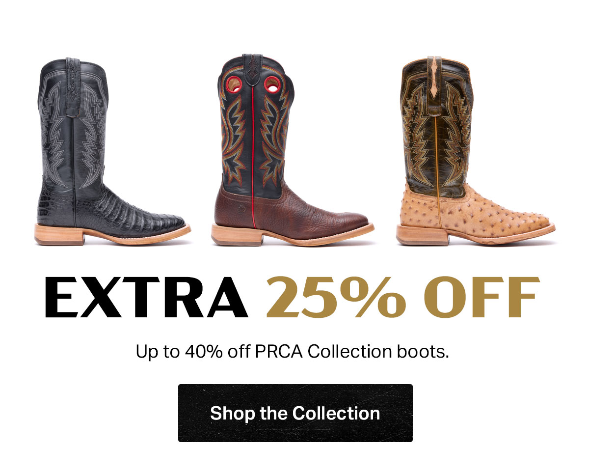 Extra 25% off PRCA Collection boots