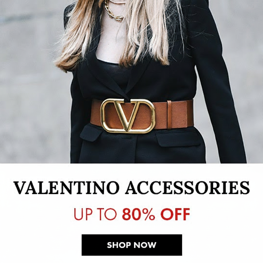 Valentino accessories sale: up to 80% off. Shop now.