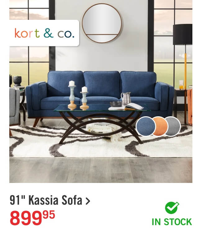 91" Kassia Sofa.