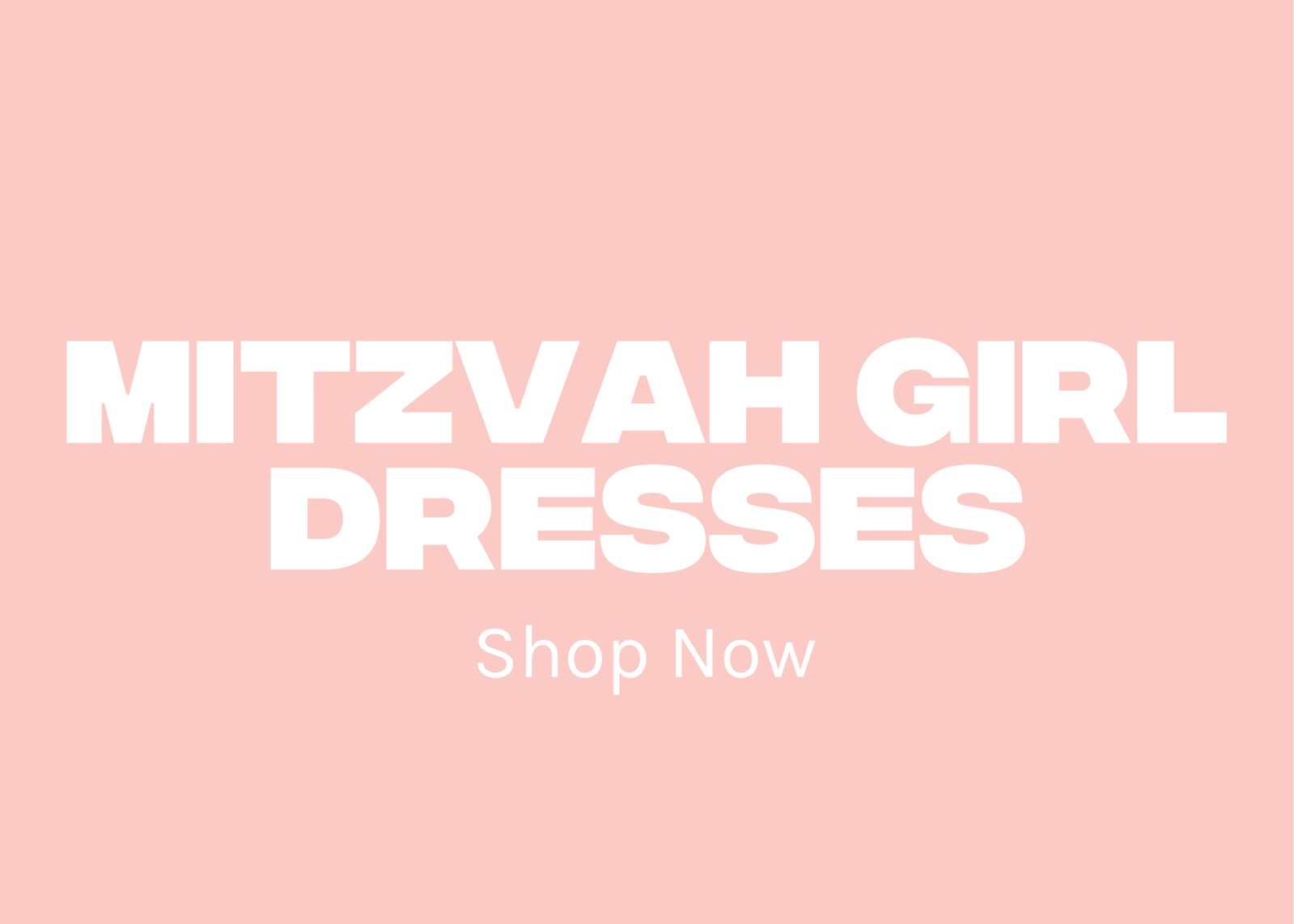 Mitzvah Girl Dresses