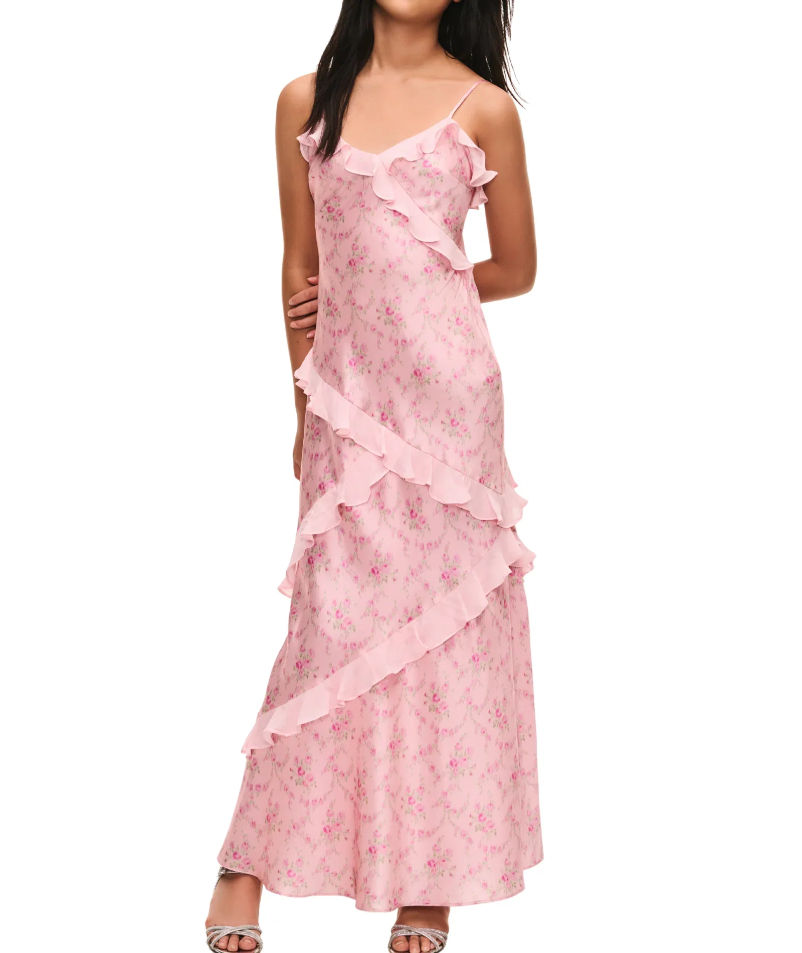 Image of Love Shack Fancy Tween Mini Rialto Dress Spiced Camellia