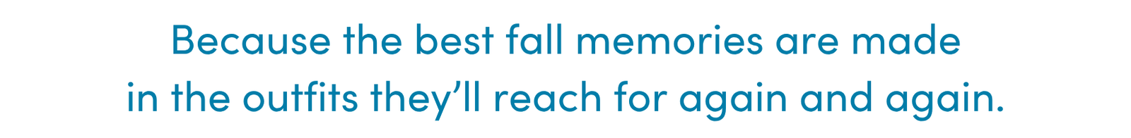 Fall Starts Here