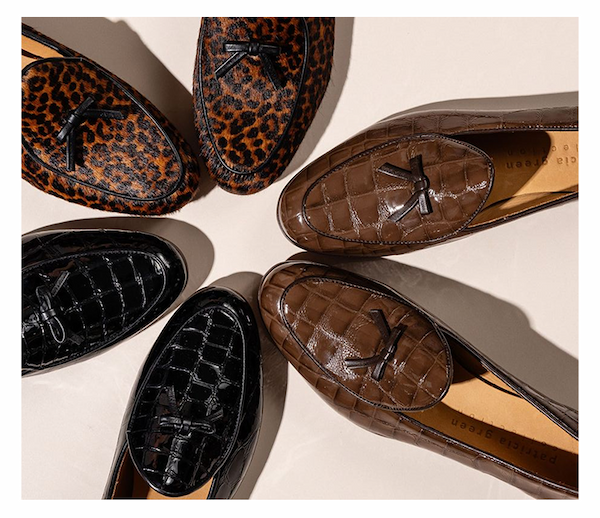 Coco Belgian Loafer in Croc