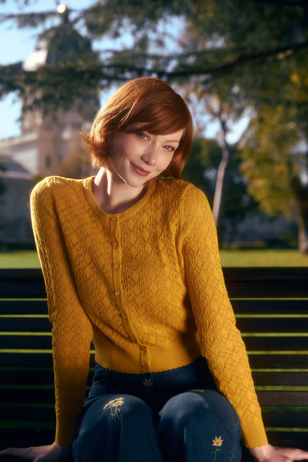 Clara Pointelle Cardigan