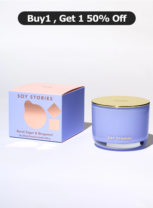 Burnt Sugar & Bergamot 3 Wick Scented Candle
