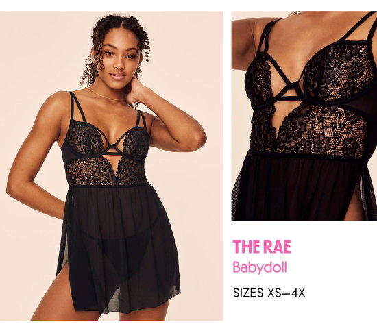 The Rae Babydoll. SIZES XS–4X