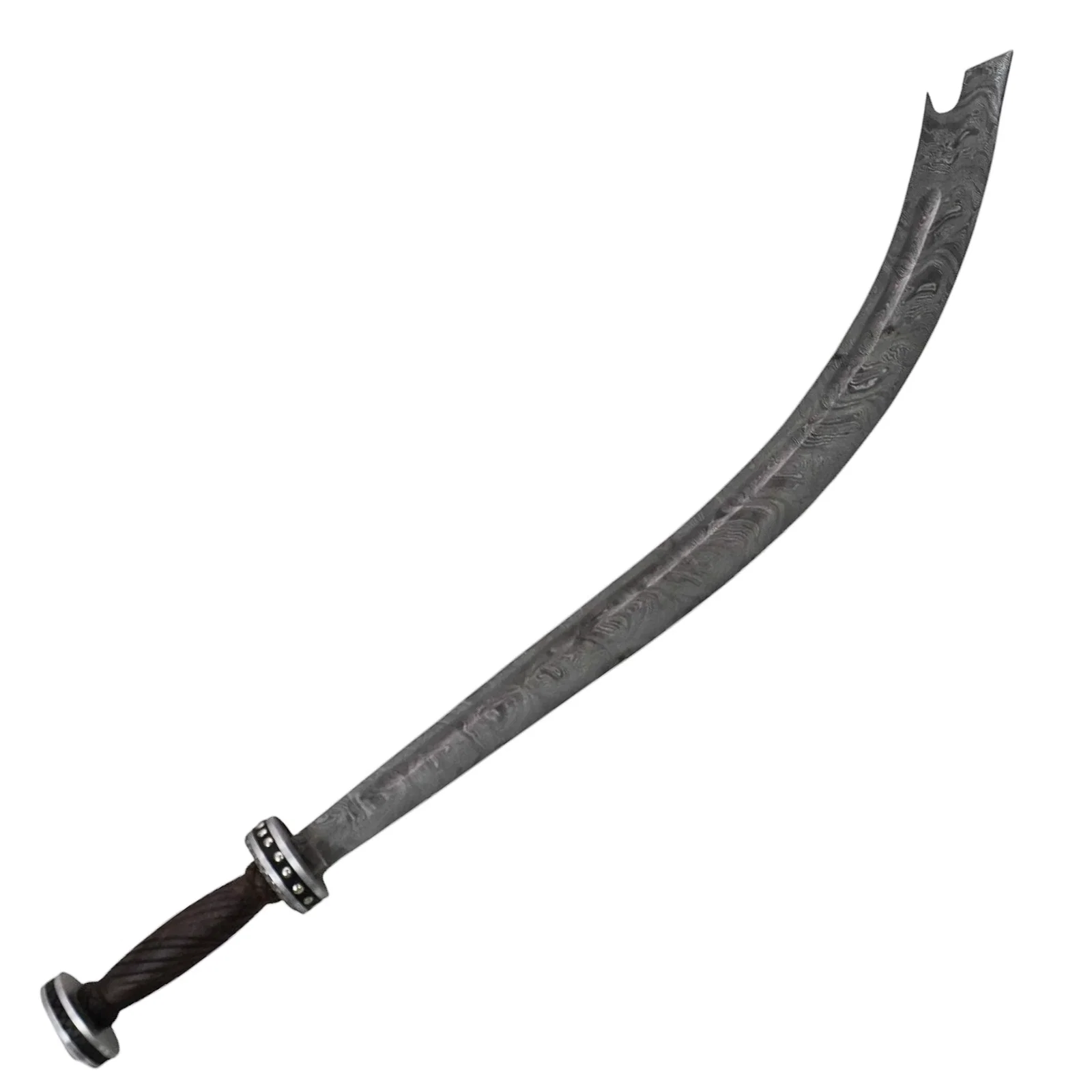 Image of Arabian Scimitar Sword- Damascus Steel- 44"