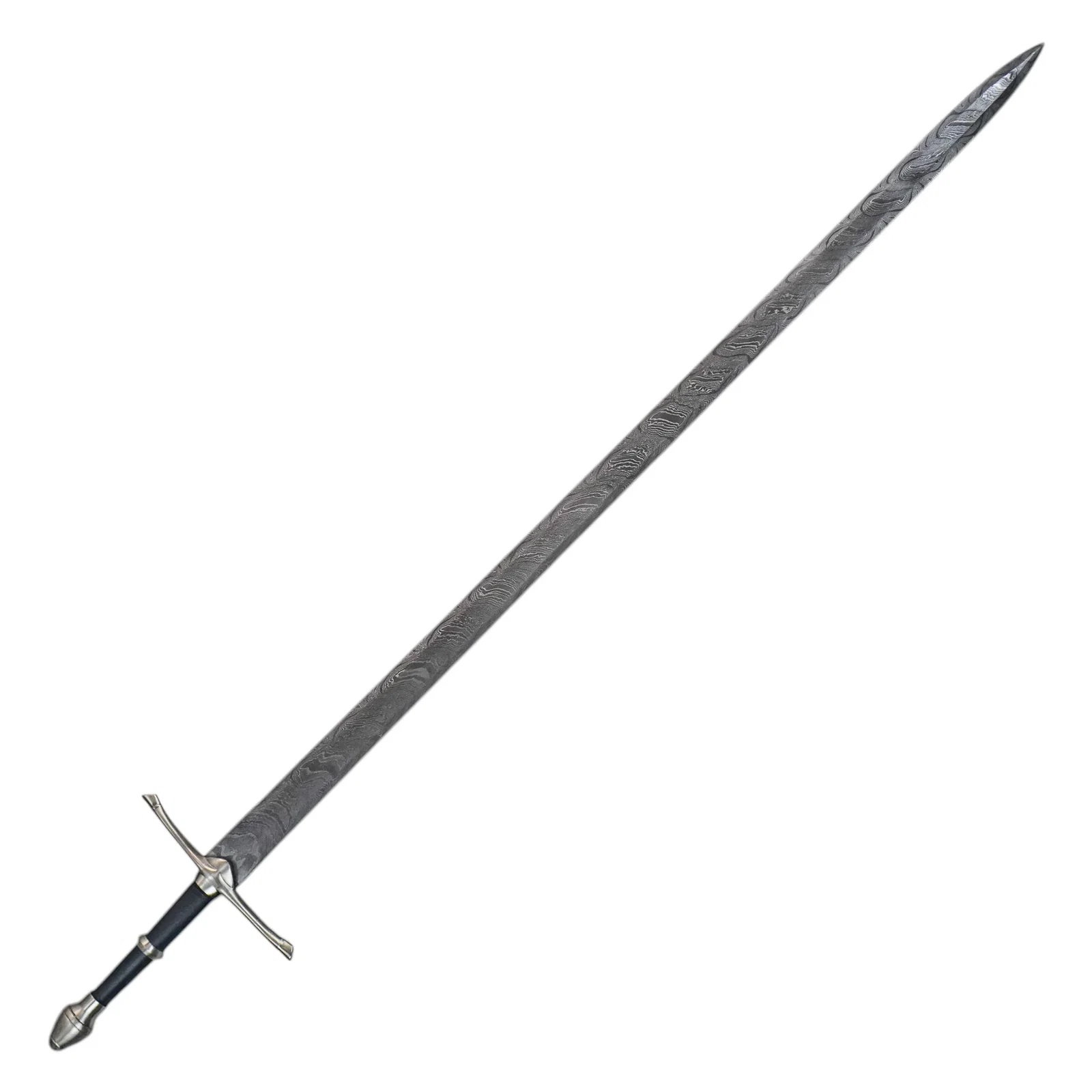 Image of Greatsword- Damascus Steel- 58"- Hand Forged Sword