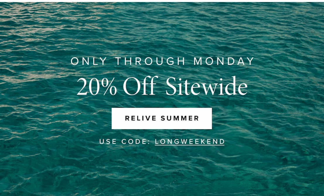 Only through Monday