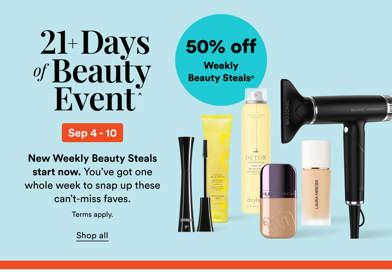 21+ Days of Beauty Event | Weekly Beauty Steals