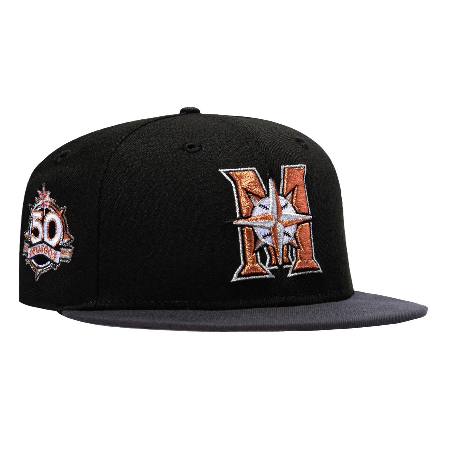 Image of BKGP 2TONE MARINERS 50 YRS D BLK/GPH