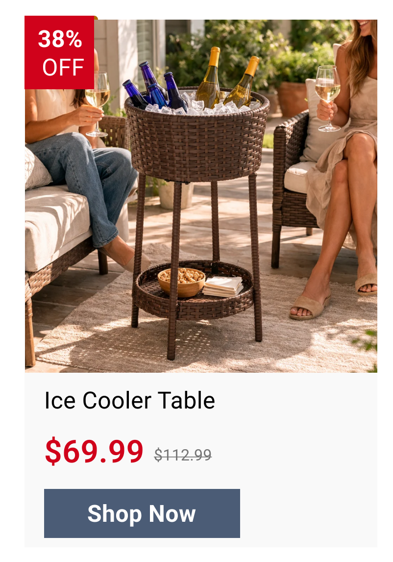Ice Cooler Table
