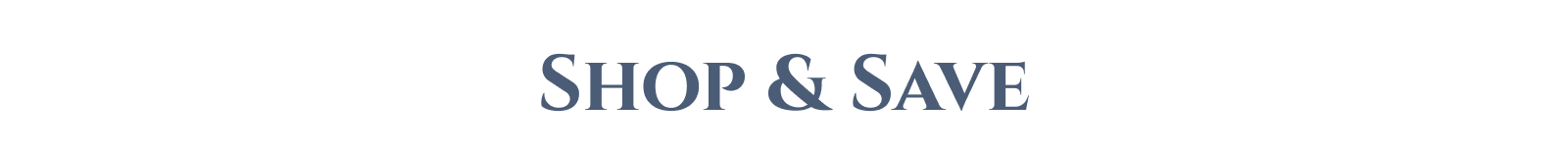 Shop & Save