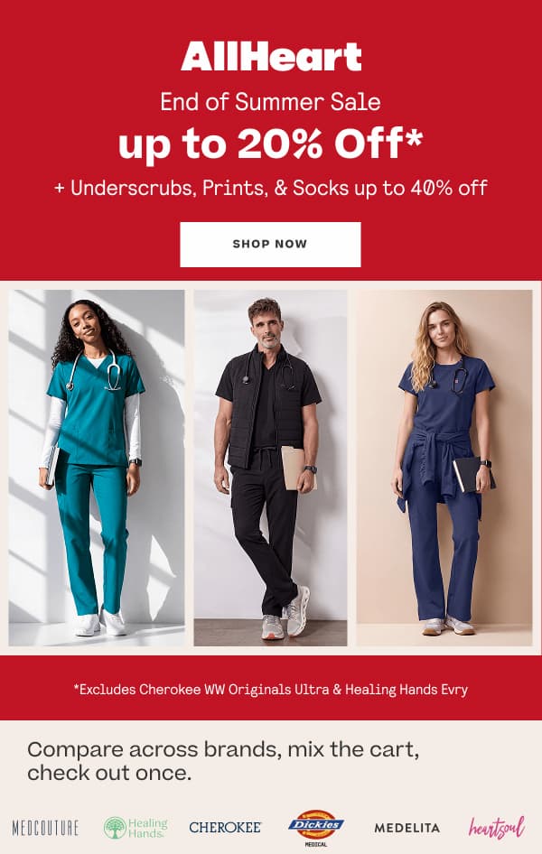 UP TO 20% OFF STARTS NOW!