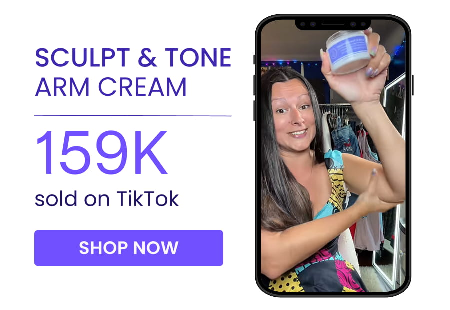 SCULPT & TONE ARM CREAM 159K sold on Tik Tok SHOP NOW