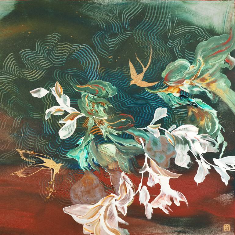 floral painting