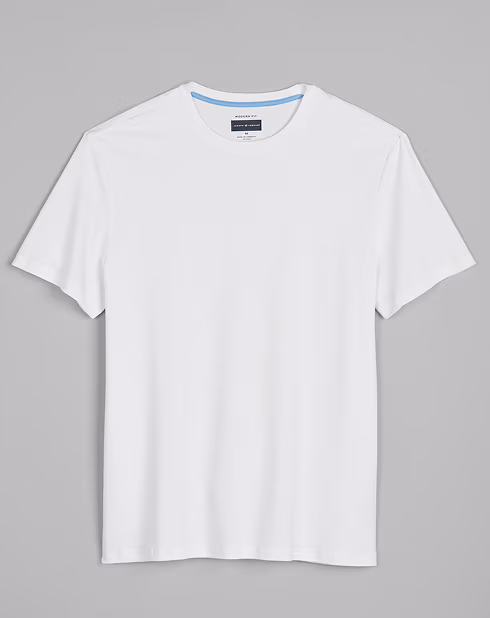 Modern Fit Ultra-Soft Cotton Crewneck Tee
