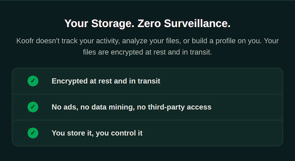 Koofr Cloud Storage: Lifetime Subscription (1TB)