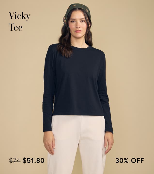 Image of model wearing Vicky in Black.