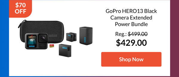 GoPro HERO13 Black Camera Extended Power Bundle