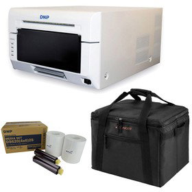 DNP DS620A Dye Sub Pro Photo Printer W/ 2 rolls DNP 4x6" Dye Sub Media / Case
