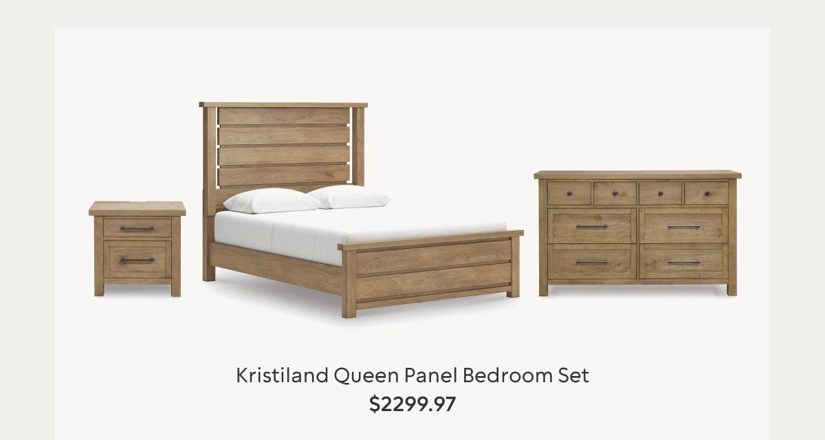 Kristiland Queen Panel Bedroom Set