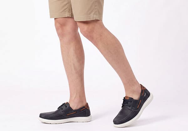 Pegada Vico Mens Leather Comfortable Casual Boat Shoes Made In Brazil