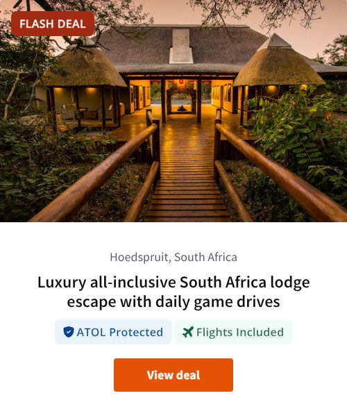 Luxury all-inclusive South Africa lodge escape with daily game drives