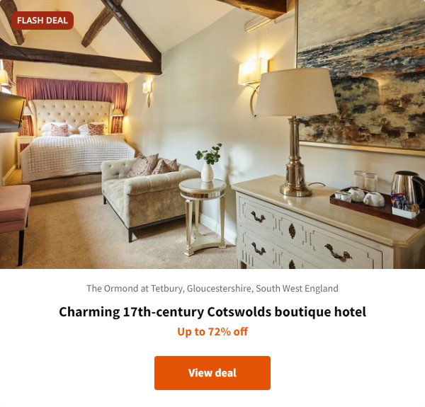 Charming 17th-century Cotswolds boutique hotel