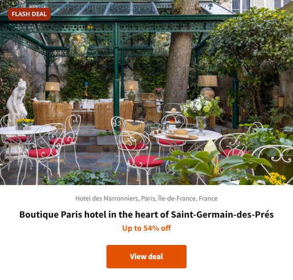 Boutique Paris hotel in the heart of Saint-Germain-des-Prés