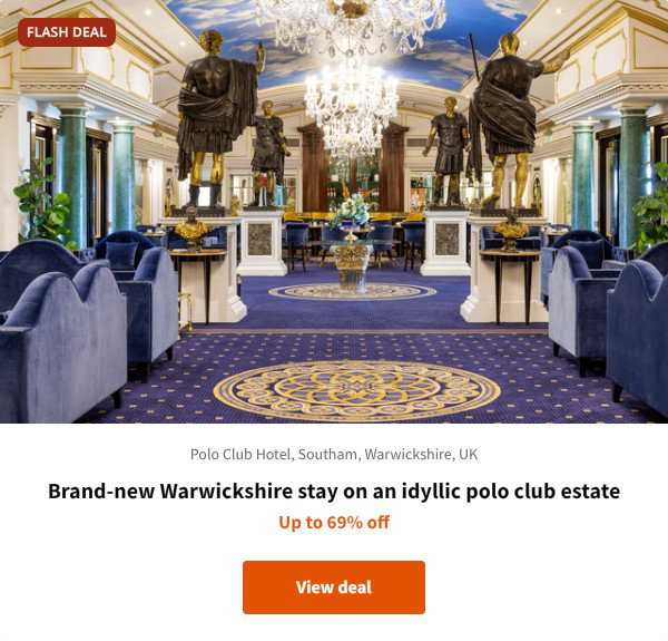 Brand-new Warwickshire stay on an idyllic polo club estate