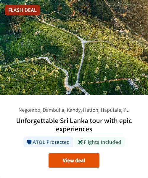 Unforgettable Sri Lanka tour with epic experiences