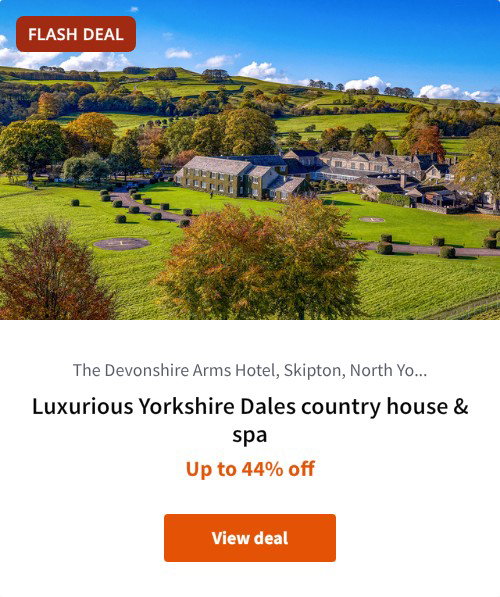 Luxurious Yorkshire Dales country house &amp; spa