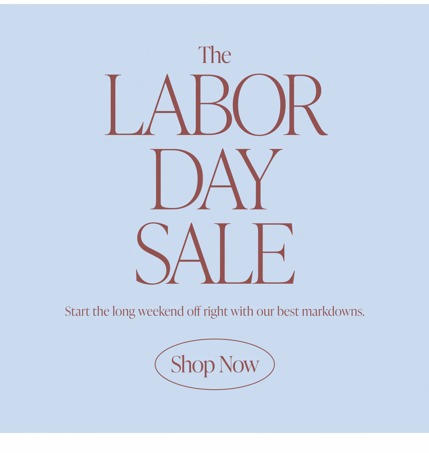 Shop The Labor Day Sale