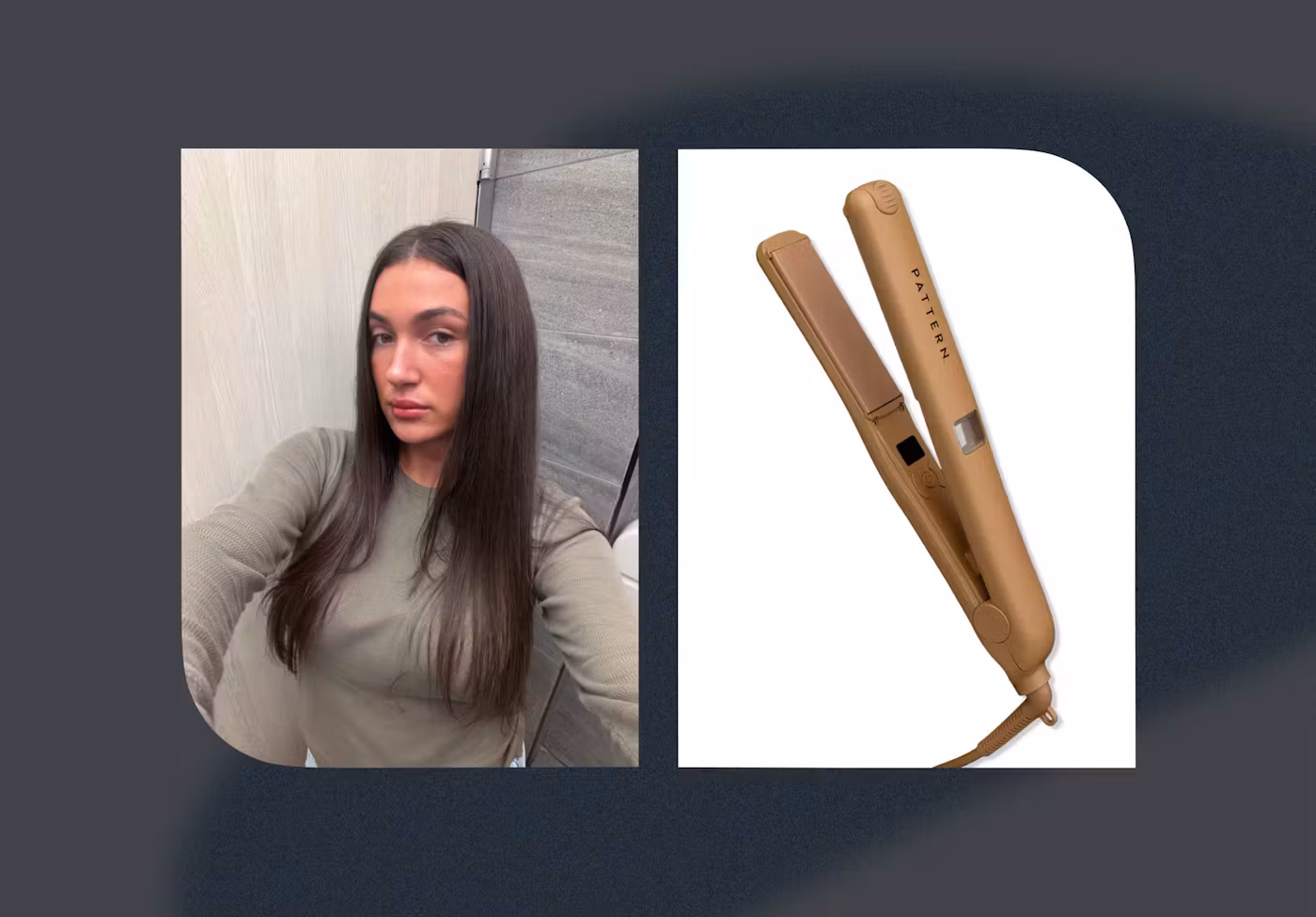 Pattern's Vibrating Flat Iron gave me the silkiest at-home blowout of my life. 