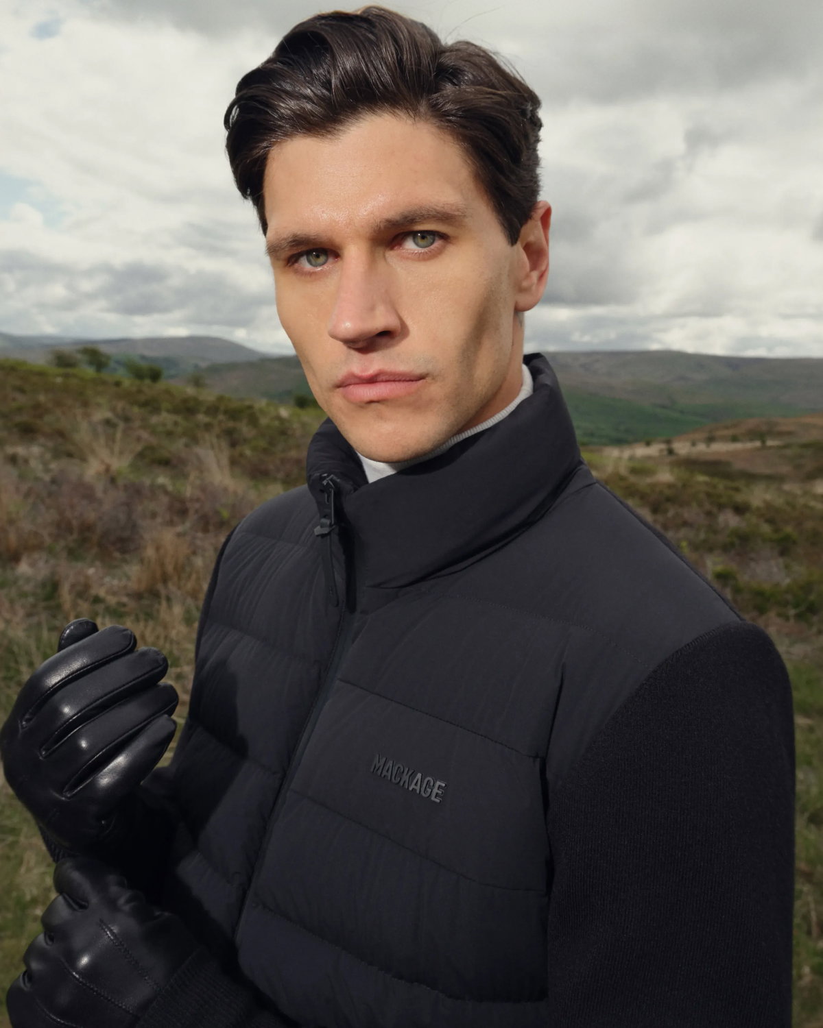 HANEY-CITY Hybrid light down jacket
