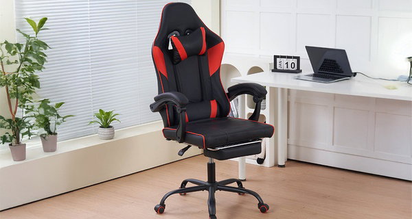 Chaise de gaming ergonomique avec fonction massage