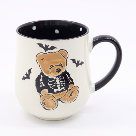 White Teddybear Halloween Mug 562ml